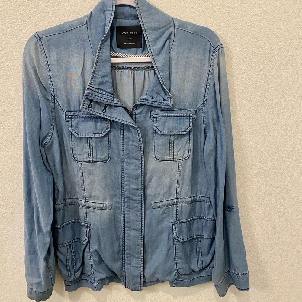 Love Tree Denim Jacket